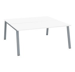 Conjunto de 2 mesas rectas Ecla Pata metal - elemento inicial