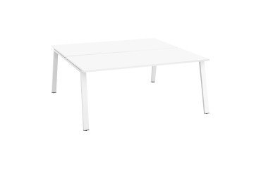 Conjunto de 2 mesas rectas Ecla Pata metal - elemento inicial