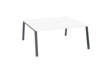 Conjunto de 2 mesas rectas Ecla Pata metal - elemento inicial