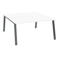 Conjunto de 2 mesas rectas Ecla Pata metal - elemento inicial