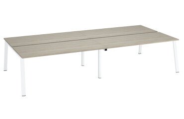 Conjunto de 4 mesas Ecla patas metal