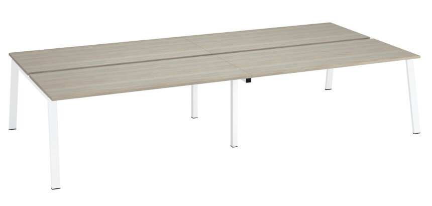 Conjunto de 4 mesas Ecla patas metal