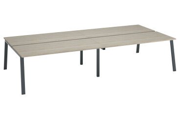 Conjunto de 4 mesas Ecla patas metal