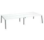 Eiland 4 werkposten ECLA metalen onderstel