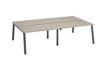 Conjunto de 4 mesas Ecla patas metal