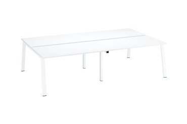 Bench 4 scrivanie Ecla gambe in metallo