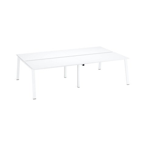 Bench 4 scrivanie Ecla gambe in metallo