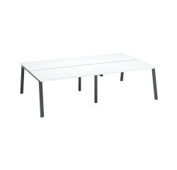 Eiland 4 werkposten ECLA metalen onderstel