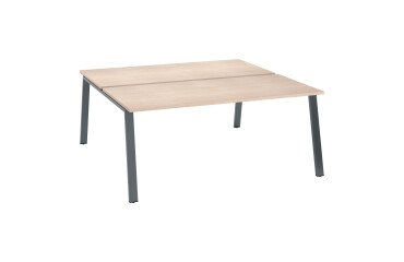 Eiland 2 werkposten ECLA met metalen onderstel