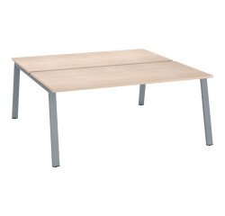 Conjunto de 2 mesas rectas Ecla Pata metal - elemento inicial