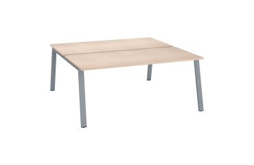 Conjunto de 2 mesas rectas Ecla Pata metal - elemento inicial