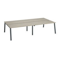 Pôle 4 bureaux ECLA piètement métal