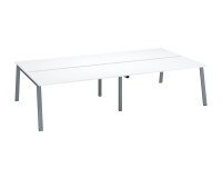 Bench 4 scrivanie Ecla gambe in metallo