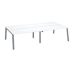 Bench 4 scrivanie Ecla gambe in metallo