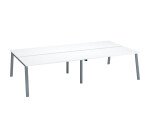 Eiland 4 werkposten ECLA metalen onderstel