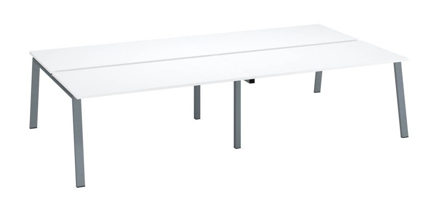 Eiland 4 werkposten ECLA metalen onderstel