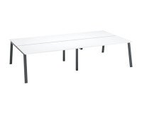 Bench 4 scrivanie Ecla gambe in metallo