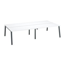 Bench 4 scrivanie Ecla gambe in metallo