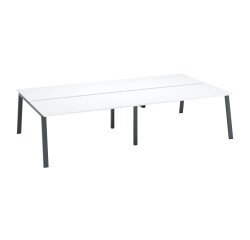 Eiland 4 werkposten ECLA metalen onderstel