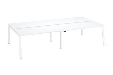 Bench 4 scrivanie Ecla gambe in metallo