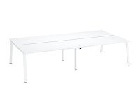 Eiland 4 werkposten ECLA metalen onderstel