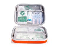 Botiquín primeros auxilios SaveBox 7 x 18 x 23 cm - 10 personas