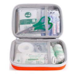 Botiquín primerios auxilios SaveBox 6 x 12 x 18 cm - 5 personas