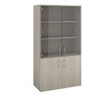 Portes verre ARCH pour bibliothèque haute L 80 cm - lot de 2