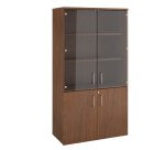 Portes verre ARCH pour bibliothèque haute L 80 cm - lot de 2