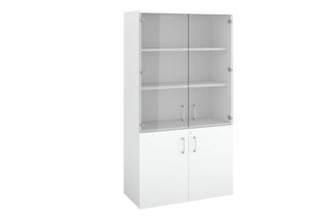 Puertas de cristal para Biblioteca Ecla An 100 cm - juego de 2