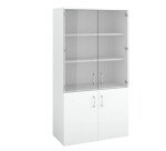 Portes verre ARCH pour bibliothèque haute L 80 cm - lot de 2