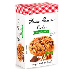 Cookies Schokolade mit Haselnuss Bonne Maman - Box von 225 g