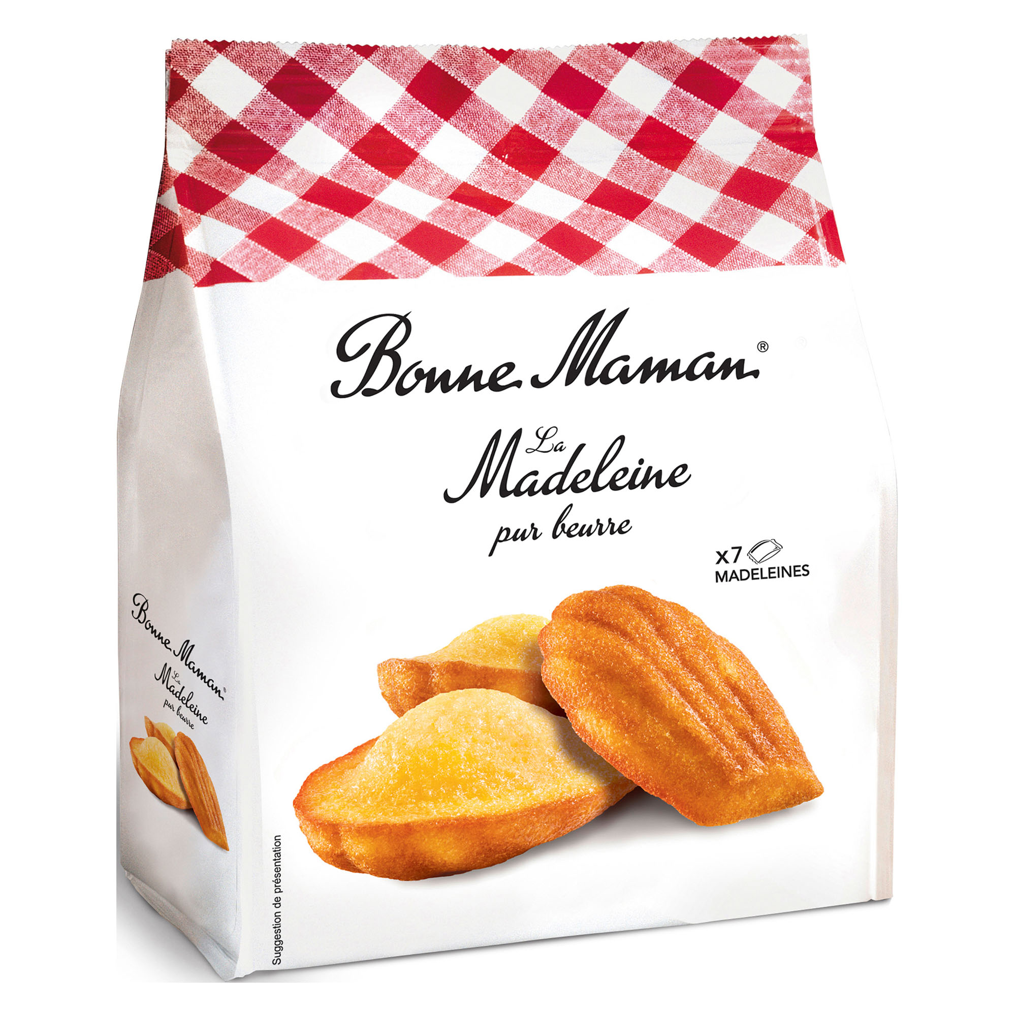 Madeleine cœur myrtille Bonne Maman - Sachet 300 g sur