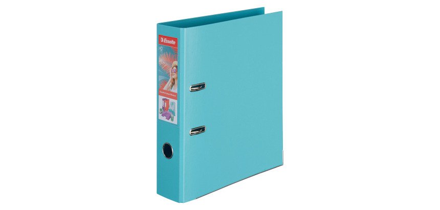 Plastic lever arch file Esselte N°1 Power Colour Ice A4 - back 7,5 cm