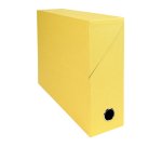 Boîte de classement Exacompta carton dos 9 cm couleurs