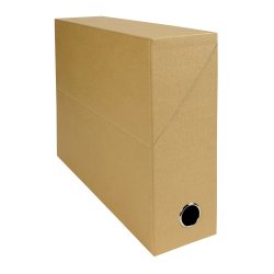 Boîte de classement carton toilé Exacompta dos 9 cm
