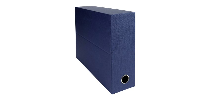 Boîte de classement Exacompta carton dos 9 cm couleurs