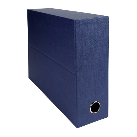 Caja de transferencia A4 90mm azul marino