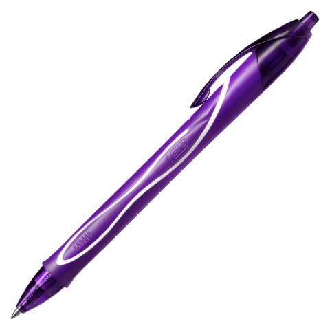 Bolígrafo Bic Gelocity Quick Dry lila