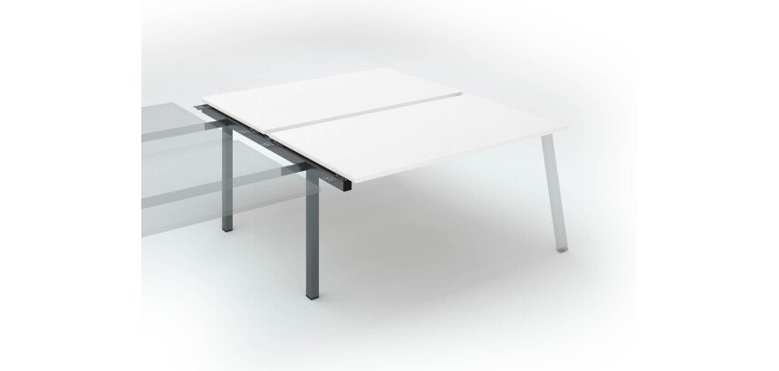 Doppelpol 2 Büro ECLA-Metallbeinstück - folgendes Element