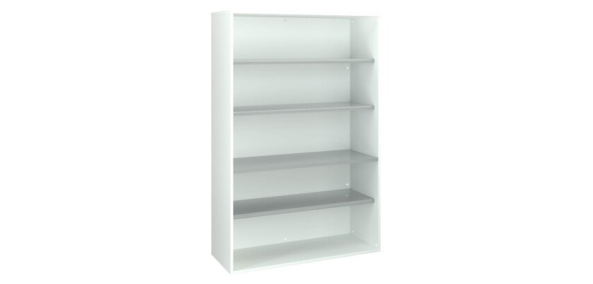 Bücherschrank ECLA H 182 x B 120 cm Holz