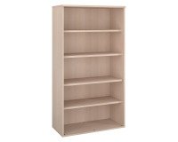 Bibliothèque ECLA H 182 x L 100 x P 45,6 cm bois finition chêne clair