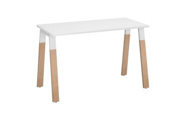 <strong>ECLA desk 60cm deep with metal and wood base</strong>