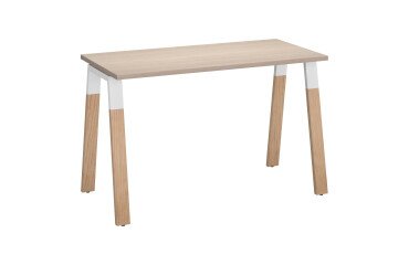<strong>ECLA desk 60cm deep with metal and wood base</strong>