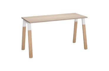 Bureau ECLA profondeur 60 cm piètement métal et bois