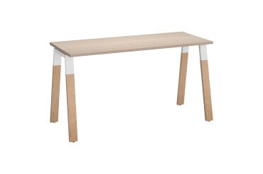 Bureau ECLA profondeur 60 cm piètement métal et bois