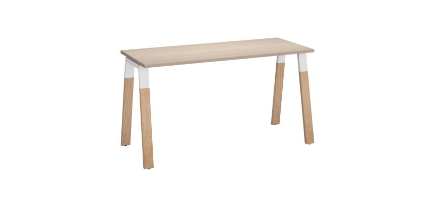 Bureau ECLA profondeur 60 cm piètement métal et bois