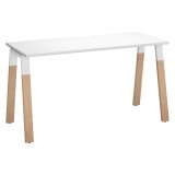 Office ECLA depth 60 cm metal and wood base