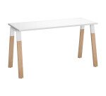 Bureau ECLA profondeur 60 cm piètement métal et bois