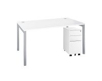 En_pack squadra bureau 120 blanc et caisson